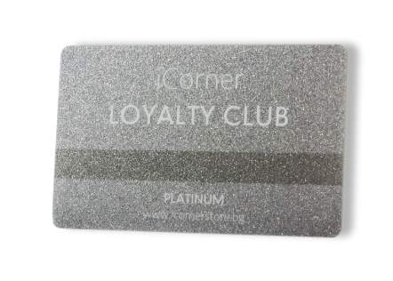 silverpvc card with magnetic stripe